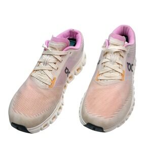 On Running Women's Cloud 6 Push Womens 7.5 Pink Orange Gradient Running Shoes